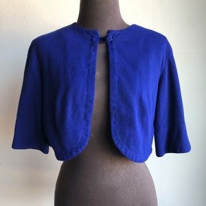 Vintage sz S navy bolero jacket